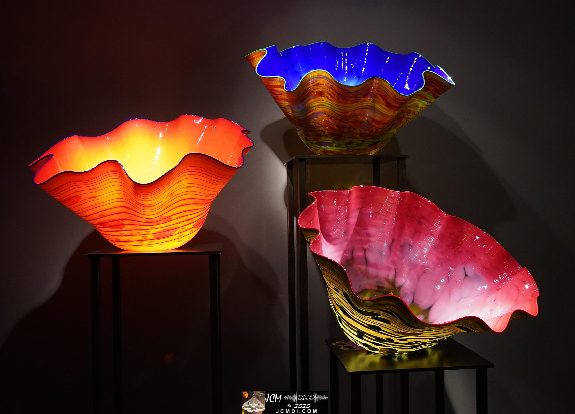 20200930 CheekWood Chihuly - flower bowls